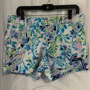 Lilly Pulitzer Callahan Resort White Shell Beach Shorts